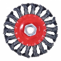 4''/10cm  Twist Knot Wire Wheel (flat)